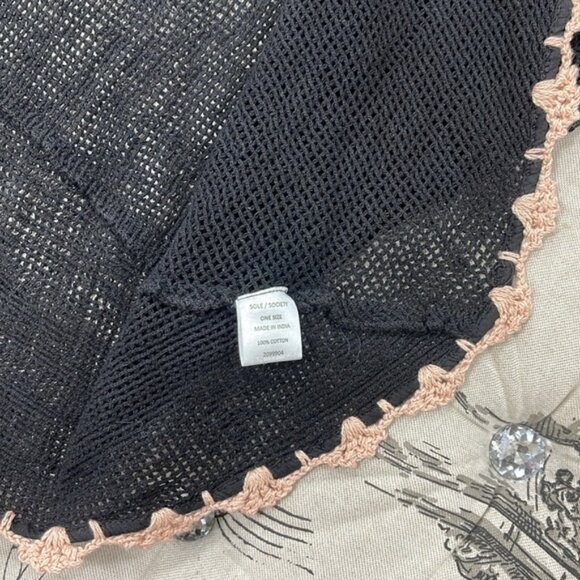 Sole Society Black Cardigan with Decorative Trim - Picture 6 of 9